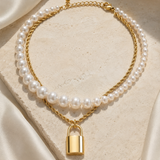 Liora Pearl Heart Necklace — Edition 16 close detail