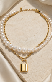 Liora Pearl Heart Necklace — Edition 16 close detail