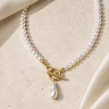 Liora Pearl Heart Necklace — Edition 17 close detail