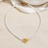Liora Pearl Heart Necklace — Edition 20 close detail
