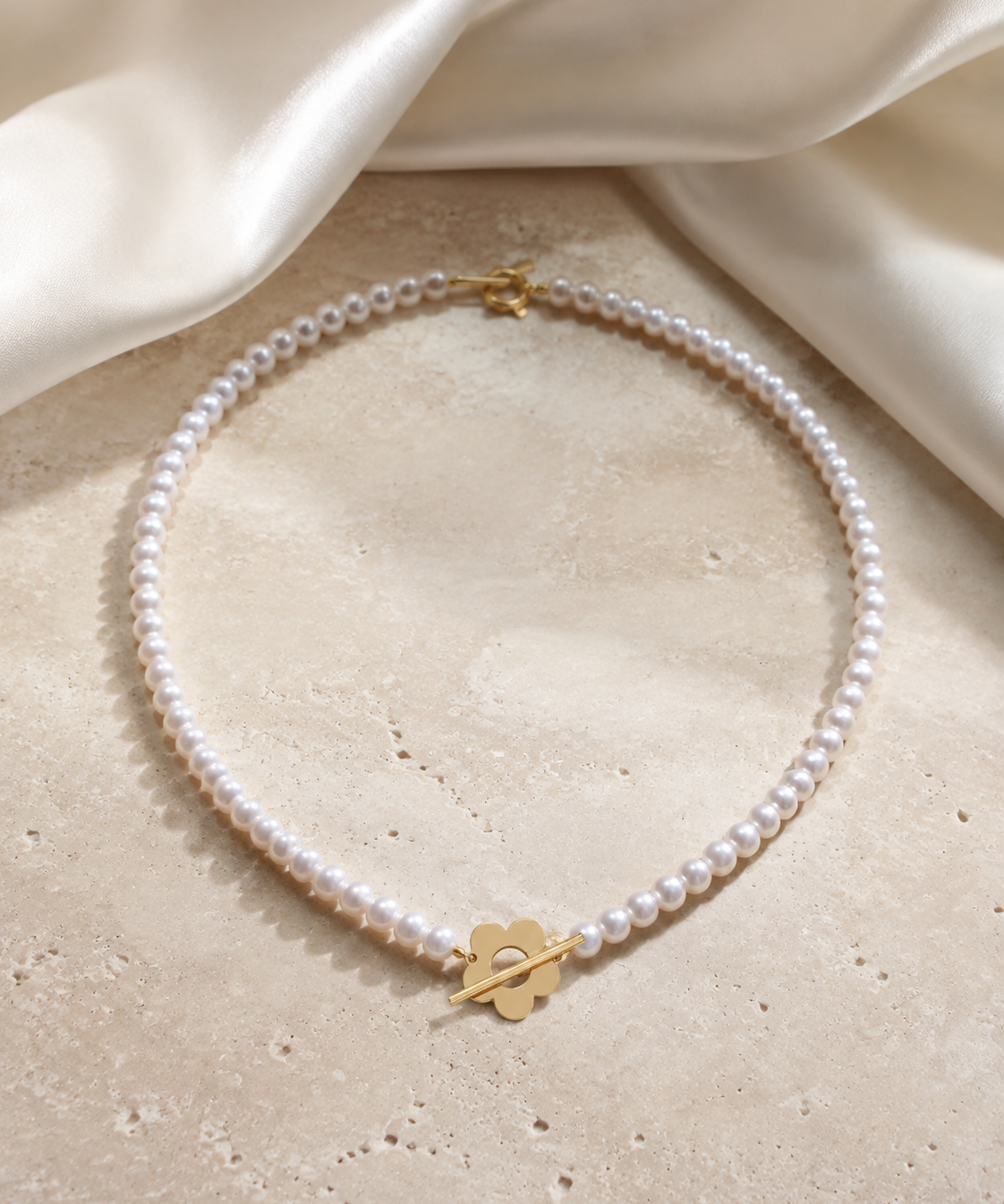 Liora Pearl Heart Necklace — Edition 20 jewelry product view