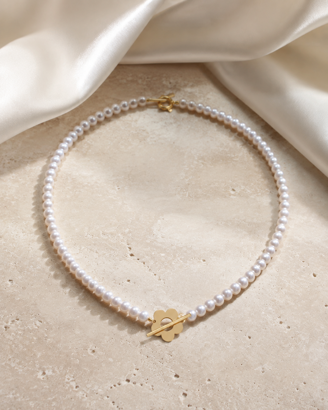 Liora Pearl Heart Necklace — Edition 20 jewelry product view