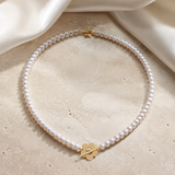 Liora Pearl Heart Necklace — Edition 20 jewelry product view