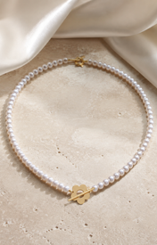 Liora Pearl Heart Necklace — Edition 20 jewelry product view