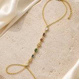 Marisol Tassel Chain Bracelet close detail