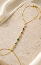 Marisol Tassel Chain Bracelet close detail