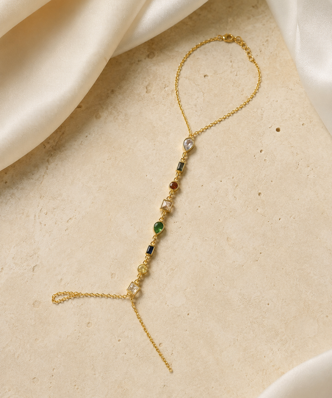 Marisol Tassel Chain Bracelet jewelry product view