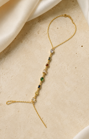 Marisol Tassel Chain Bracelet jewelry product view