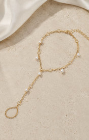 Noor Tassel Chain Bracelet jewelry product view