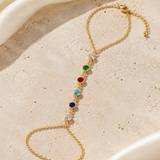 Ines Tassel Chain Bracelet close detail