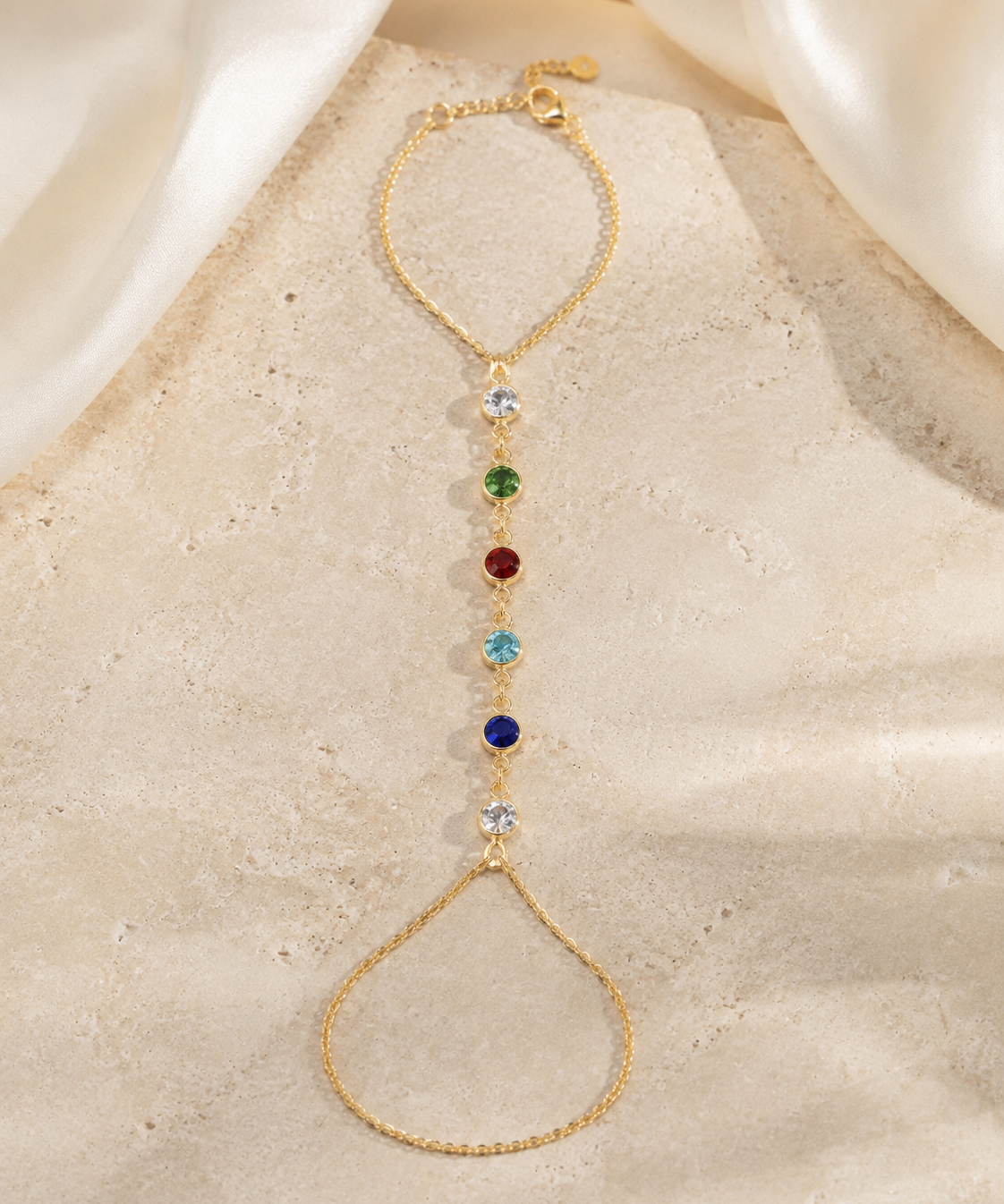 Ines Tassel Chain Bracelet jewelry product view