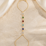 Ines Tassel Chain Bracelet jewelry product view