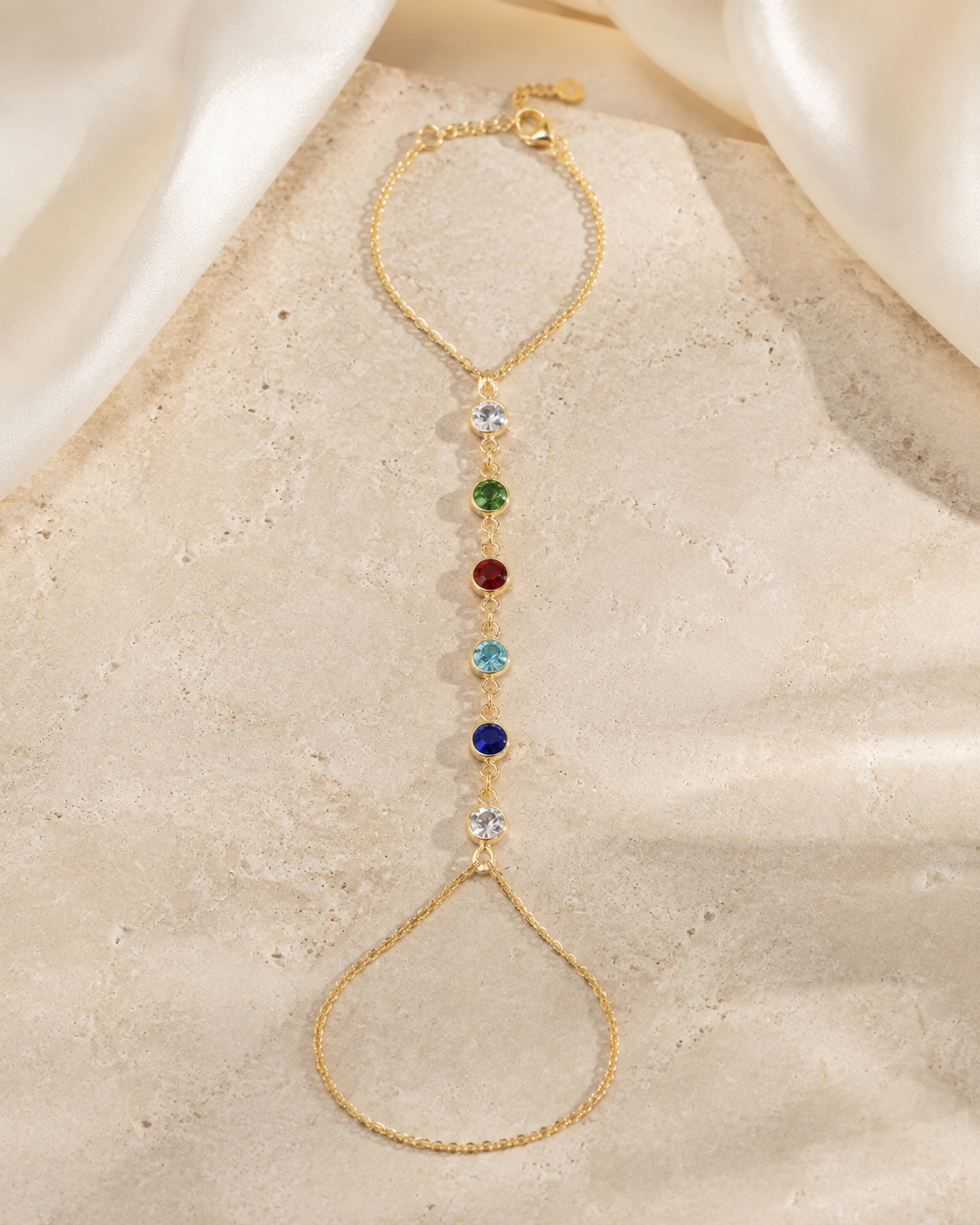 Ines Tassel Chain Bracelet jewelry product view
