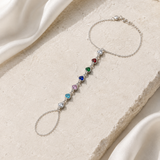 Wren Tassel Chain Bracelet close detail