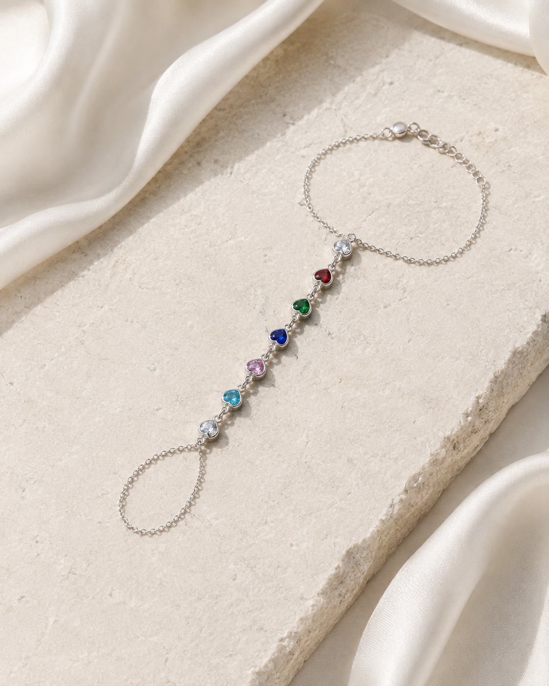 Wren Tassel Chain Bracelet close detail