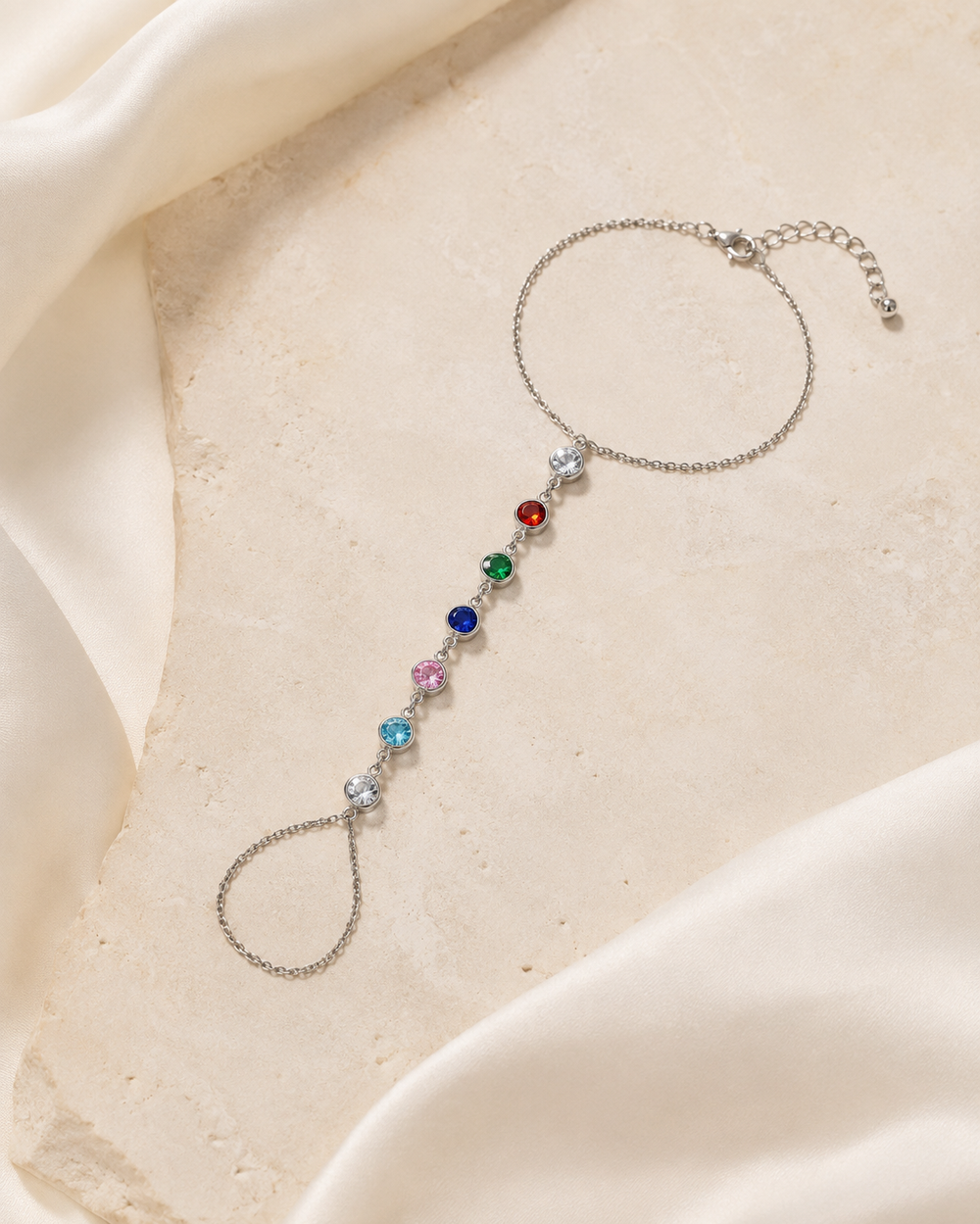 Wren Tassel Chain Bracelet jewelry product view