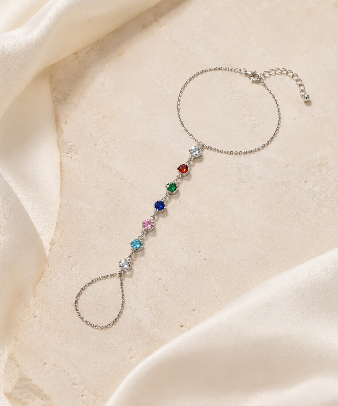 Wren Tassel Chain Bracelet jewelry product view