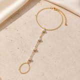 Odette Tassel Chain Bracelet close detail