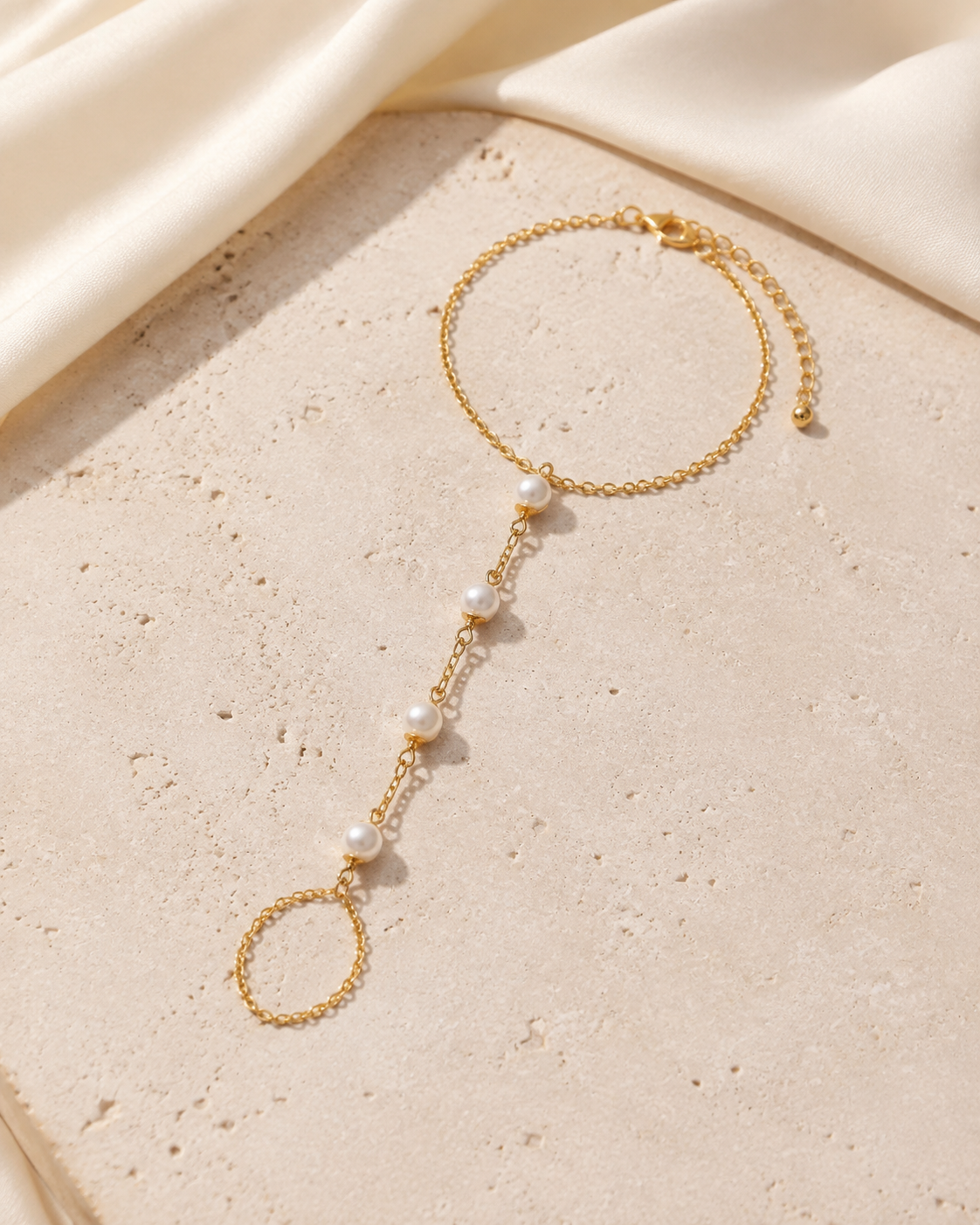 Odette Tassel Chain Bracelet close detail