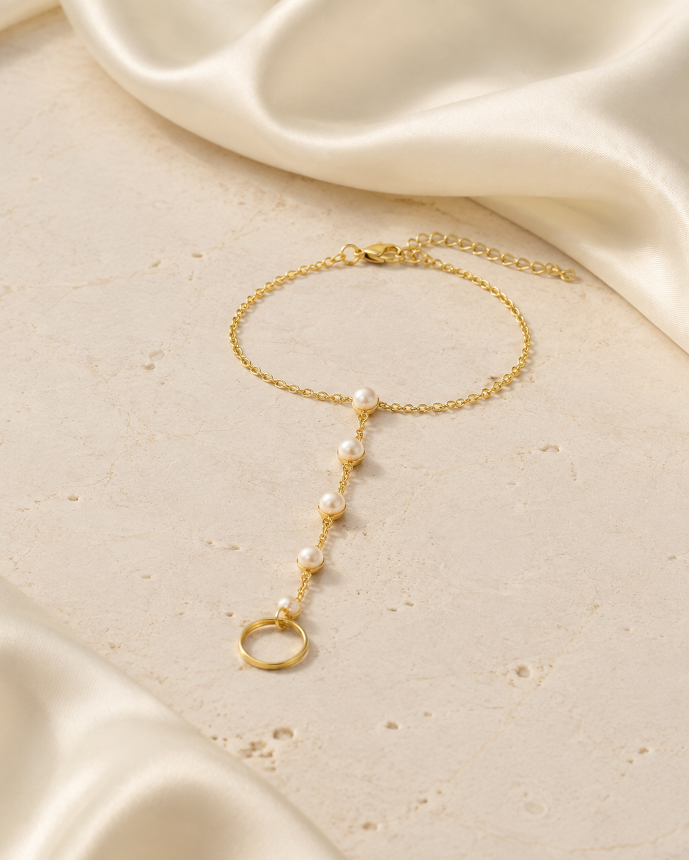 Odette Tassel Chain Bracelet jewelry product view
