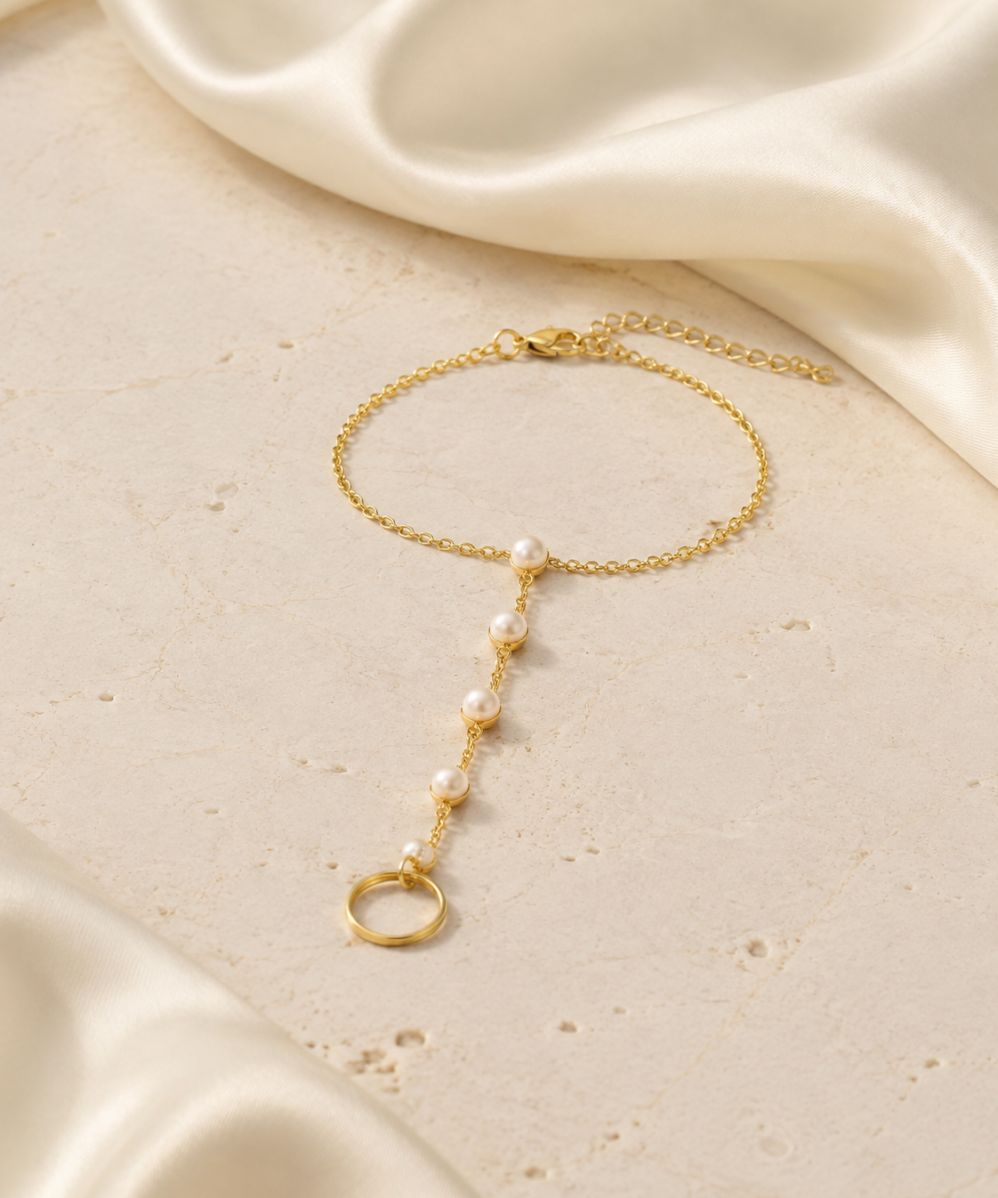 Odette Tassel Chain Bracelet jewelry product view