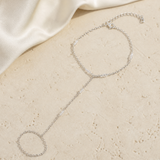 Marlowe Tassel Chain Bracelet close detail