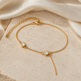 Briar Tassel Chain Bracelet close detail