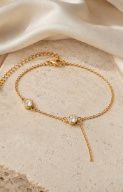Briar Tassel Chain Bracelet close detail