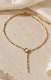 Briar Tassel Chain Bracelet jewelry product view