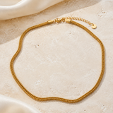 Modern Chain Necklace, Stainless Steel jewelry product view