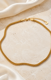 Modern Chain Necklace, Stainless Steel jewelry product view